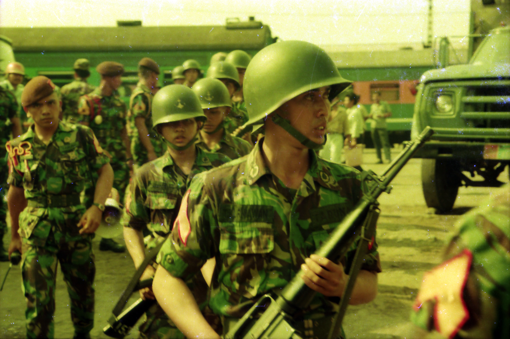 Penerimaan Capratar AAL angkatan 42 Tahun 1993 di Akademi Angkatan Laut Surabaya